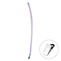 BP METAL KLİPSLİ YAKA İPİ MOR İTHAL ( 1 CM ENİNDE 1,5 mm. KALINLIK )