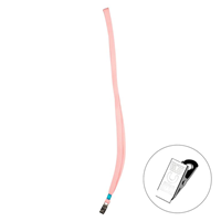 BP METAL KLİPSLİ YAKA İPİ PEMBE İTHAL ( 1 CM ENİNDE 1,5 mm. KALINLIK )