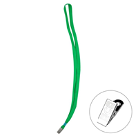 BP METAL KLİPSLİ YAKA İPİ YEŞİL İTHAL ( 1 CM ENİNDE 1,5 mm. KALINLIK )