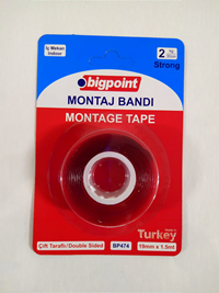 BP MONTAJ BANDI İÇ CEPHE 19 mm. X 1,5 metre 10 kg. BANT (tek ürün gönderilecektir, fotoğraf temsilidir)