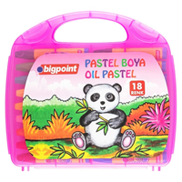 BP PASTEL BOYA 18 Lİ ÇANTALI PEMBE ---- DLS (tek ürün gönderilecektir, fotoğraf temsilidir)