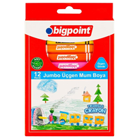 BP ÜÇGEN JUMBO MUM BOYA (CRAYON) 12 Lİ