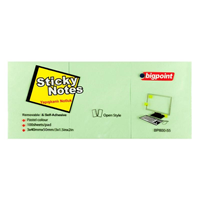 BP YAPIŞKANLI NOT KAĞIDI 3'LÜ 40x50 YEŞİL 3 X 100 YAPRAK( POST-İT )