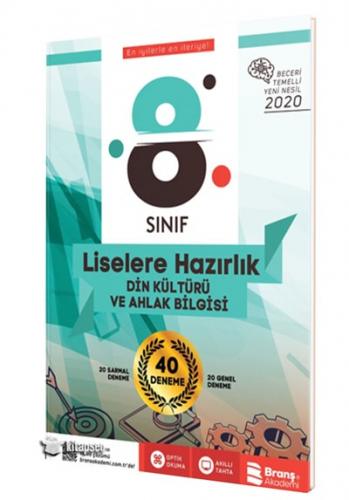 BRANŞ AKADEMİ 8.SINIF 40apos;LI DİNKÜLTÜRÜ VE AHLAK BİLGİSİ DENEME