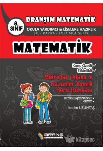 BRANŞ AKADEMİ 8.SINIF MATEMATİK S.B