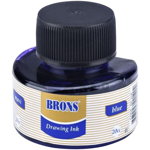 BRONS ÇİNİ MÜREKKEBİ MAVİ