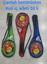 CAN SPORT BADMİNTON 2 Lİ RAKET ÇANTALI + 1 TOP BSR-500