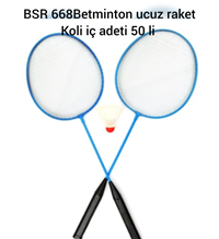 CAN SPORT BADMİNTON 2 Lİ RAKET FİLEDE + 1 TOP BSR-668