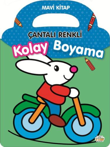 Çantalı Renkli Kolay Boyama- Mavi Kitap Çantalı Renkli Kolay Boyama- Mavi Kitap
