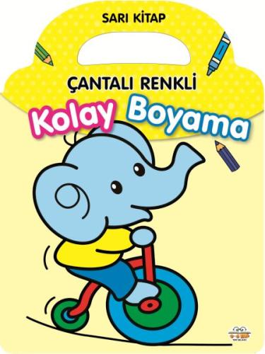 Çantalı Renkli Kolay Boyama- Sarı Kitap Çantalı Renkli Kolay Boyama- Sarı Kitap