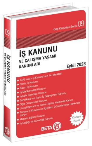 İş Kanunu ve Çalışma Yaşamı Kanunları Eylül 2020