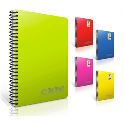 CHROM GRAPH SPR.PP KAPAK 120 YAPRAK ÇİZGİLİ DEFTER