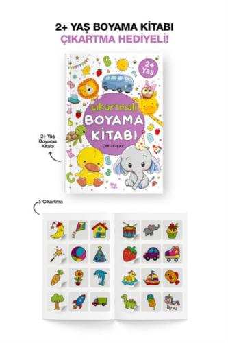 Çıkartmalı Boyama Kitabı 2 Yaş + Çıkartmalı Boyama Kitabı 2 Yaş +