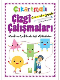 Çıkartmalı Çizgi Çalışmaları Renk ve Şekillerle İlgili Aktiviteler