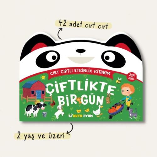 Cırt Cırtlı Etkinlik Kitabım - Çiftlikte Bir Gün (2+ Yaş) Cırt Cırtlı Etkinlik Kitabım - Çiftlikte Bir Gün (2+ Yaş)