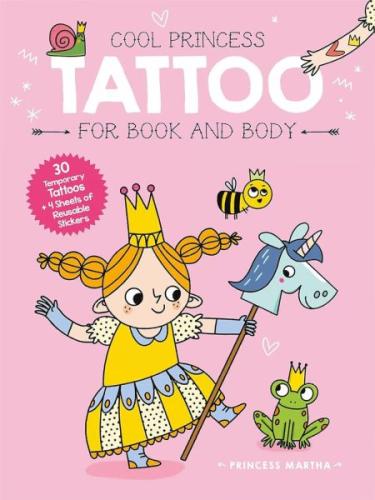 Cool Princess Tattoo Book: Martha