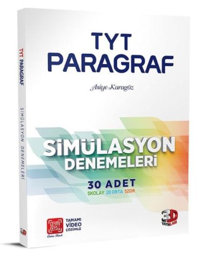 ÇÖZÜM 3D TYT PARAGRAF DENEMESİ