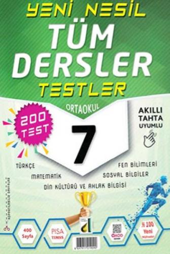 Damla Yeni Nesil Tüm Dersler Testler-7. Sınıf Damla Yeni Nesil Tüm Dersler Testler-7. Sınıf