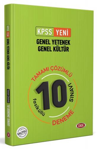 Data Yayınları 2021 KPSS Genel Yetenek Genel Kültür Tamamı Çözümlü 10 