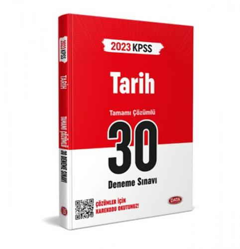 Data 2023 Kpss Tarih 30 Deneme Sınavı Karekod Çözümlü