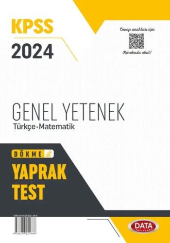 Data Yayınları KPSS Genel Yetenek Yaprak Test