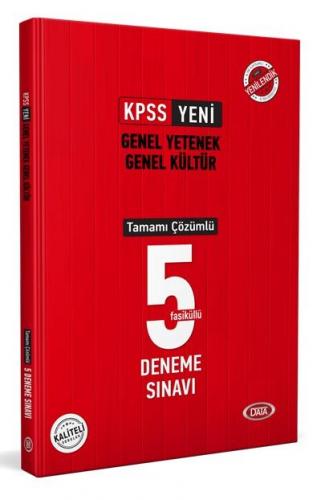 Data Yayınları 2021 KPSS Genel Yetenek Genel Kültür Tamamı Çözümlü 5 D