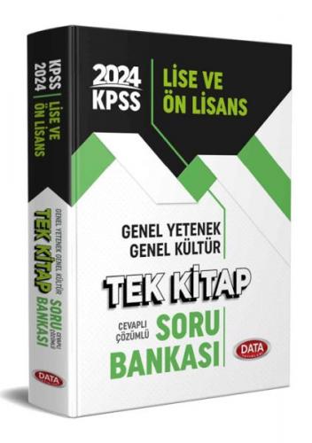 Data Kpss Lise Ve Ön Lisans Genel Yetenek - Genel Kültür Tek Kitap Sor