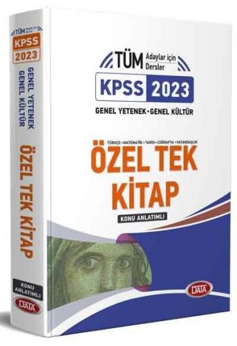 Data Yayınları 2022 KPSS Genel Yetenek Genel Kültür Özel Tek Kitap