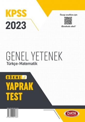 Data Yayınları KPSS Genel Yetenek Yaprak Test