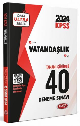 Data 2023 Kpss Vatandaşlık 40 Deneme Sınavı Karekod Çözümlü