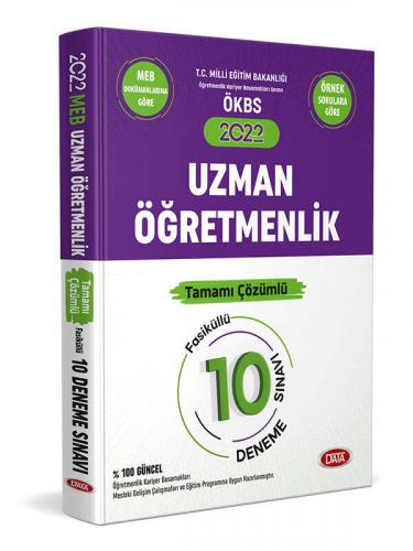 Data Yayınları Uzman Öğretmenlik Tamamı Çözümlü 10 Deneme Sınavı