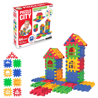 DEDE/ PUZZLE CITY 64 PARÇA (tek ürün gönderilecektir, fotoğraf temsilidir)