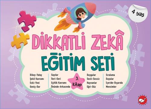 Dikkatli Zekâ Eğitim Seti 3. Kitap (4 Yaş)