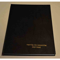 DİLMAN TEFTİŞ VE DENETİM DEFTERİ CİLTLİ 96 YAPRAK ....