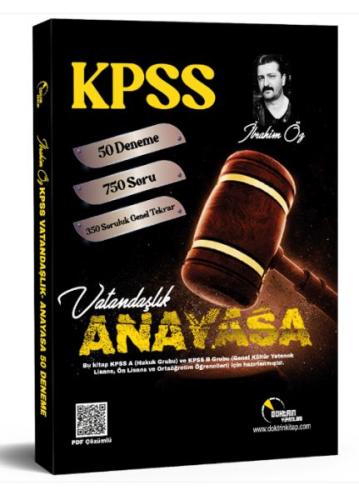 Doktrin Yayınları 2024 KPSS Vatandaşlık 50 Deneme ve 350 Soruluk Genel Doktrin Yayınları 2024 KPSS Vatandaşlık 50 Deneme ve 350 Soruluk Genel