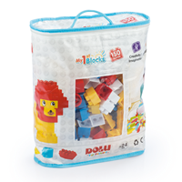 DOLU BASKILI TORBADA MİNİ BLOKLAR 150 PARÇA ( LEGO )