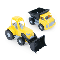 DOLU JUMBO İKİLİ KAMYON VE DOZER SET 18m +