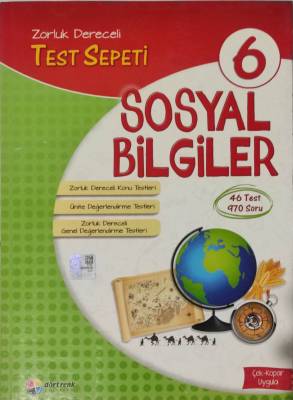 DÖRT RENK TEST SEPETİ SOSYAL BİL.6