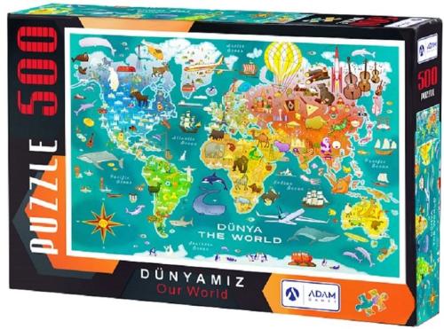 Dünyamız 500 Parça Puzzle 33x48 Dünyamız 500 Parça Puzzle 33x48