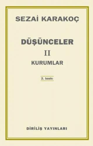 Düşünceler 2 - Kurumlar