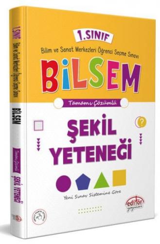 Editör 1. Sınıf Bilsem Hazırlık Şekil Yeteneği Tamamı Çözümlü