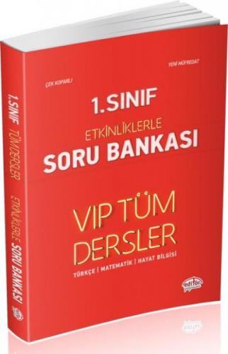 Editör 1. Sınıf VİP Tüm Dersler Etkinliklerle Soru Bankası Kırmızı Kitap (Yeni)