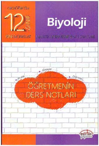 Editör 12.Sınıf Biyoloji Öğretmenin Ders Notları