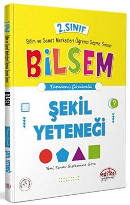 Editör 2. Sınıf Bilsem Hazırlık Şekil Yeteneği Tamamı Çözümlü