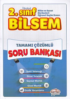 EDİTÖR 2.SINIF BİLSEM TAMAMI ÇÖZÜMLÜ S.B