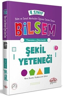 Editör 4. Sınıf Bilsem Hazırlık Şekil Yeteneği Tamamı Çözümlü