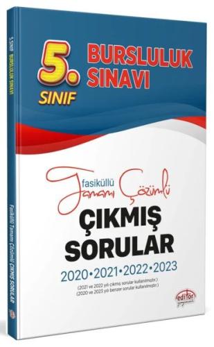 Editör Yayınları 5. Sınıf Bursluluk 3 Yıl Çıkmış Sorular ve Çözümleri