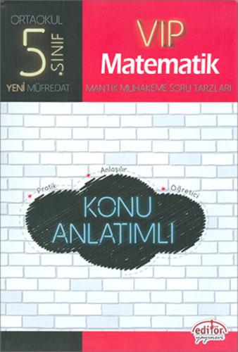 EDİTÖR 5.SINIF VİP MATEMATİK K.A