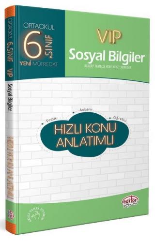 Editör 6. Sınıf VIP Sosyal Bilgiler Hızlı Konu Anlatımlı (Yeni)
