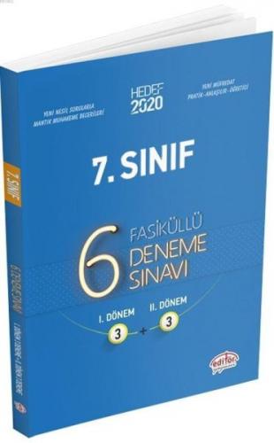 Editör 7. Sınıf Fasiküllü 6 Deneme Sınavı